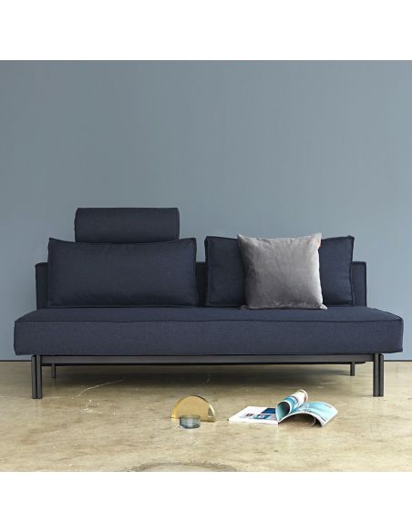 Divano letto uso quotidiano materasso a molle Sly