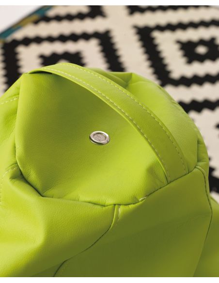 Pouf sacco in ecopelle sfoderabile Arvid