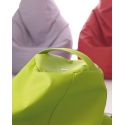 Pouf sacco in ecopelle sfoderabile Arvid