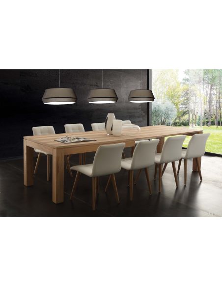 Tavolo allungabile in legno frassino olivato 140x90 cm Ferran Tavolo allungabile in legno frassino olivato 140x90 cm Ferran