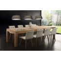 Tavolo allungabile in legno frassino olivato 140x90 cm Ferran