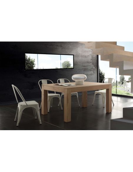 Tavolo allungabile in legno frassino olivato 140x90 cm Ferran Tavolo allungabile in legno frassino olivato 140x90 cm Ferran