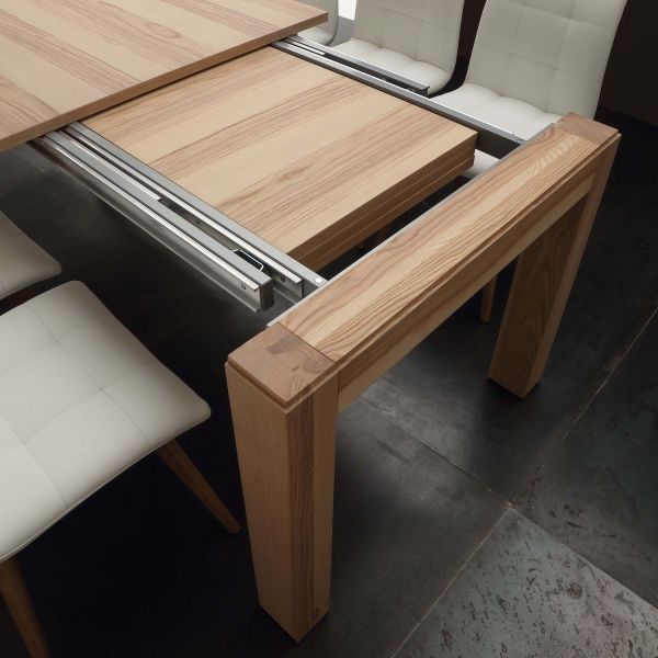 Tavolo allungabile in legno frassino 140x90 cm Ferran
