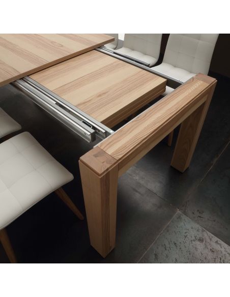 Tavolo allungabile in legno frassino olivato 140x90 cm Ferran Tavolo allungabile in legno frassino olivato 140x90 cm Ferran
