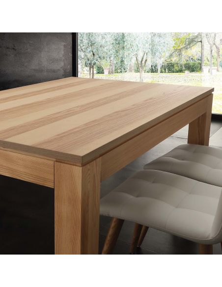 Tavolo allungabile in legno frassino olivato 140x90 cm Ferran Tavolo allungabile in legno frassino olivato 140x90 cm Ferran