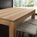 Tavolo allungabile in legno frassino olivato 140x90 cm Ferran