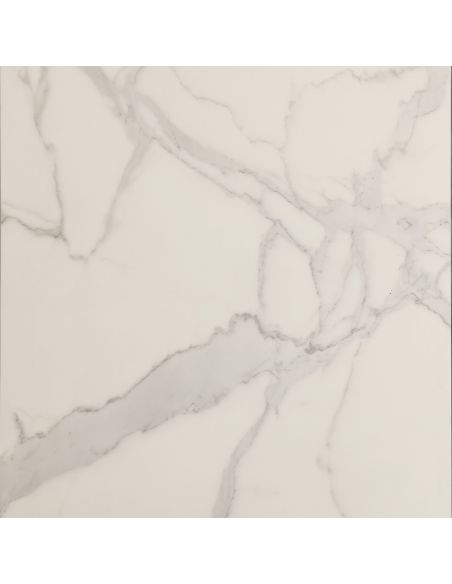 Tavolo allungabile piano vetro ceramica 140 x 90 cm Duarte