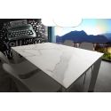 Tavolo allungabile piano vetro ceramica 140 x 90 cm Duarte