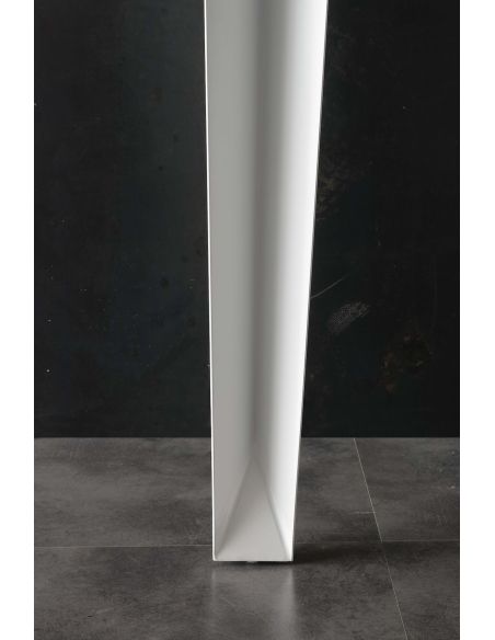 Tavolo allungabile in vetro design moderno 140 x 90 cm Esko