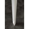 Tavolo allungabile in vetro design moderno 140 x 90 cm Esko