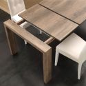 Tavolo allungabile design moderno in legno 140 o 160 cm Alwin