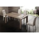 Tavolo allungabile design moderno in legno 140 o 160 cm Alwin