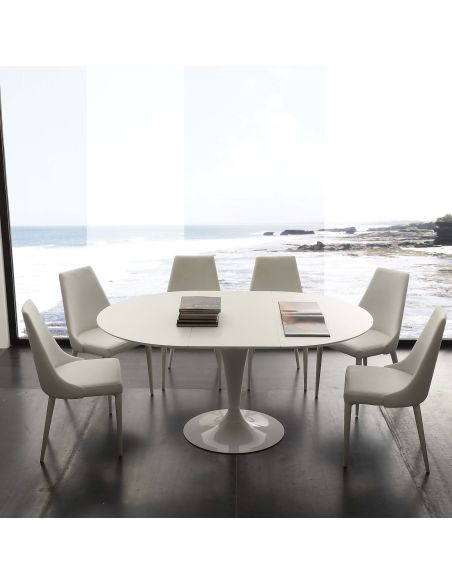 Tavolo da pranzo rotondo allungabile moderno Sulevi