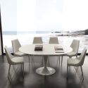 Tavolo da pranzo rotondo allungabile moderno Sulevi
