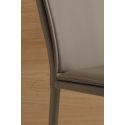 Sedia per cucina in metallo ed ecopelle Sarianna