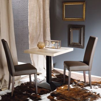 Coppia sedie con schienale alto design moderno Amabel 2