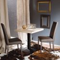 Coppia sedie con schienale alto design moderno Amabel