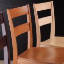 Sedia da cucina in legno faggio o ciliegio Carissa