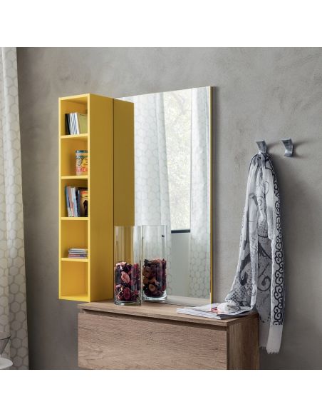 Libreria a parete verticale design moderno Eloise