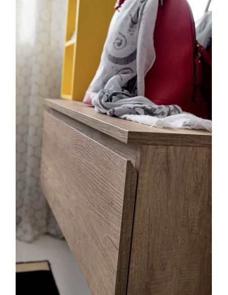 Mobili da ingresso sospesi con specchio design moderno Eloise 4