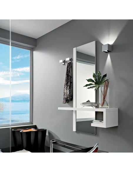 Mobili per ingresso specchiera mensola appendiabiti moderni Klaus