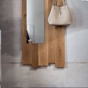 Specchio da ingresso in legno massello design moderno Elias 2