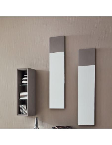 Mobili da ingresso moderni con specchi e mensole Kim