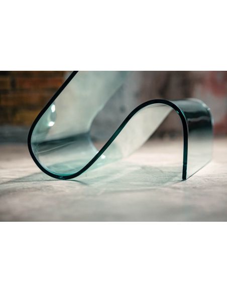 Portariviste in vetro curvato temperato 45 x 35 cm Rebecca Portariviste in vetro curvato temperato 45 x 35 cm Rebecca