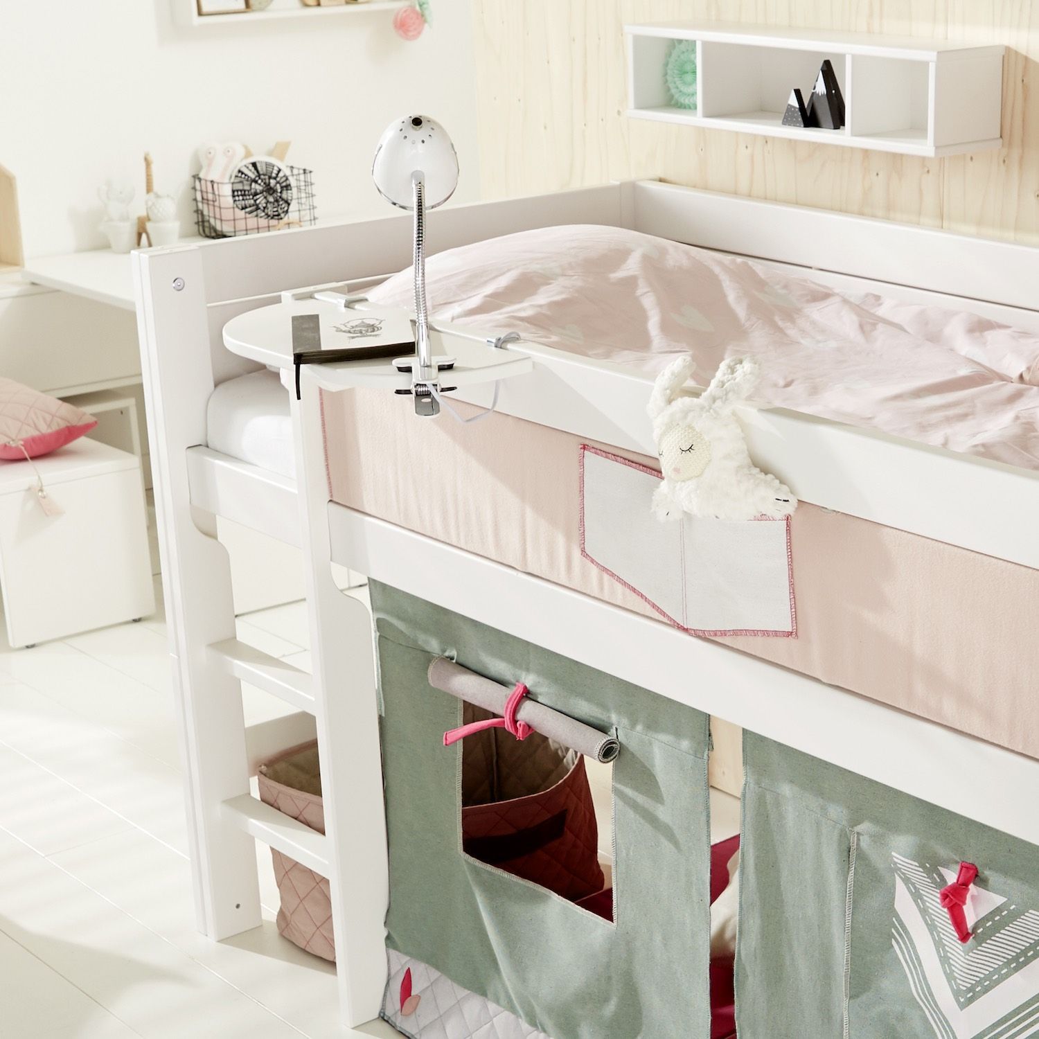 Letto per bambino rialzato a soppalco Wild Child