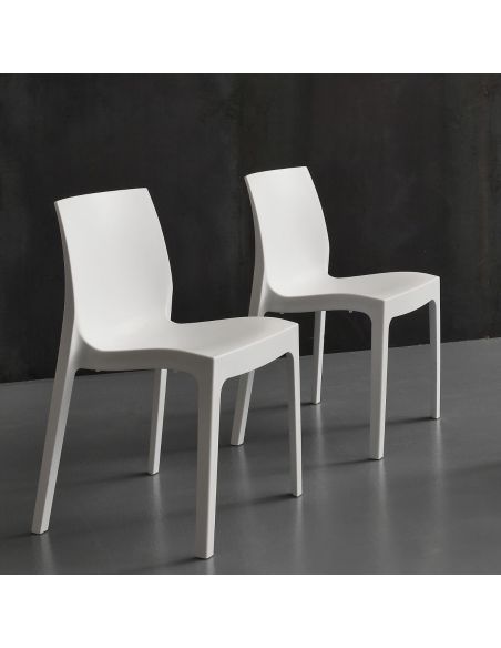 Sedie polipropilene impilabili da interni ed esterni Pelagia Sedie polipropilene impilabili da interni ed esterni Pelagia