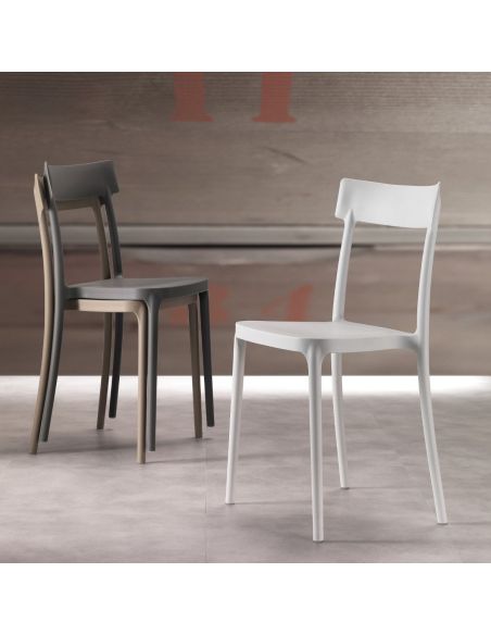 Sedie in polipropilene impilabili moderne Angelita