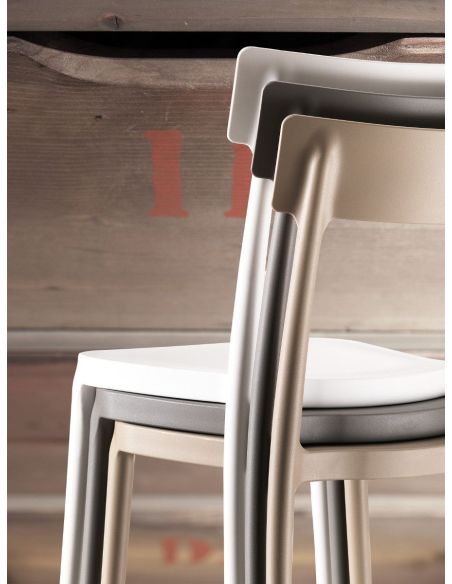 Sedie in polipropilene impilabili moderne Angelita