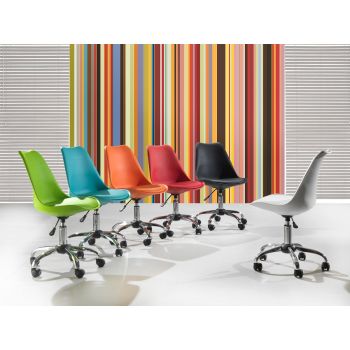 Sedia da ufficio con rotelle design moderno Aphia 2