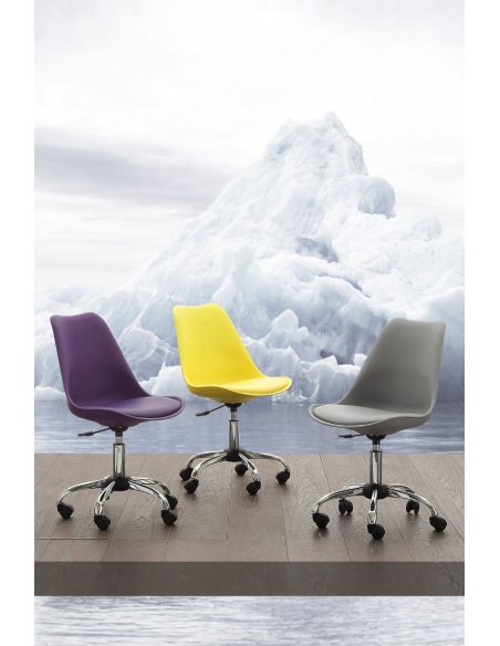 Sedia da ufficio con rotelle design moderno Aphia