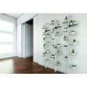 Portavasi da interno verticale a parete in acciaio Mr Green