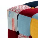 Pouf poggiapiedi soggiorno e letto moderno Hassele