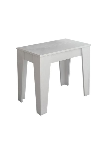 Tavolo consolle allungabile fino a 306 cm Zulc White Tavolo consolle allungabile fino a 306 cm Zulc White