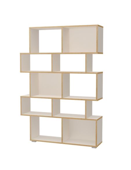 Libreria scaffale in legno per casa e ufficio design moderno Fraine