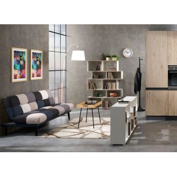 Libreria scaffale in legno per casa e ufficio design moderno Fraine 2