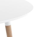 Tavolo allungabile legno mdf bianco e massello rovere Angoon