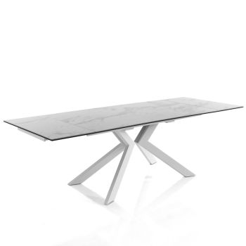 Tavolo da pranzo in vetroceramica allungabile 160/200/240 Iezer 2