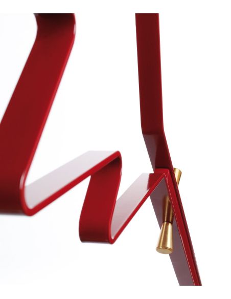 Appendiabiti da terra design a forma di albero in acciaio Comet