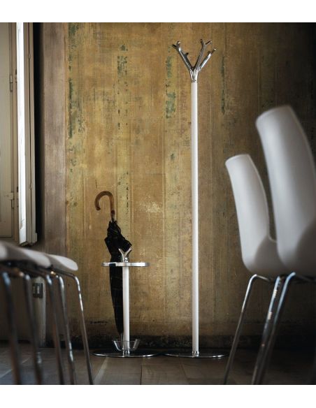 Portaombrelli design moderno in acciaio Ellis