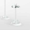 Portaombrelli design moderno in acciaio Ellis