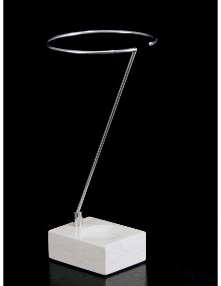 Portaombrelli design moderno in acciaio e marmo Jenson