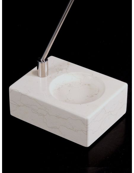 Portaombrelli design moderno in acciaio e marmo Jenson