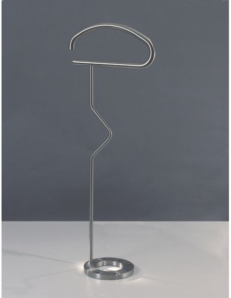 Portabiti da camera design moderno in acciaio Braden