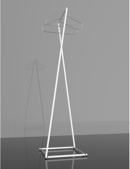 Stand appendiabiti moderno in acciaio Otis J