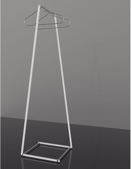 Stand appendiabiti moderno in acciaio Otis J