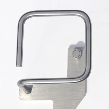 Attaccapanni a muro design moderno in acciaio Quintin 1 2